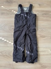 Children  s Place Grey Ski Pants Size 4T Unisex Adjustable Straps Waterproof