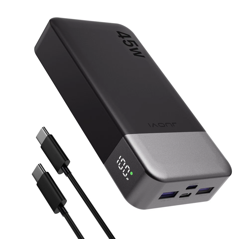 Power bank 20000mAh 45W schnellladegerät charging usb c Für Alle Handy laptop