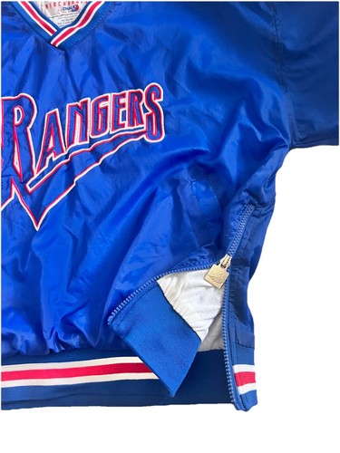 Texas Rangers Pullover Jacket Vintage Genuine Merchandise Chalk Line Rare M - Picture 9 of 9