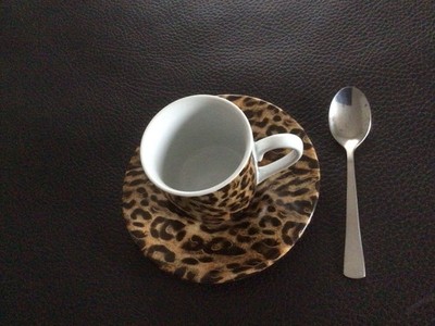 Könitz Espressotasse mit Untertasse Leo Design + Espressolöffel