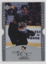 1997-98 Upper Deck Ice Lethal Lines Aleksey Morozov Alexei Morozov #L7-B 0b3