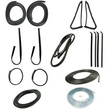 1980-86 Dodge D/W Series Truck; Weatherstrip Set; Standard Cab; 16 Piece Set