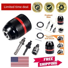 Keyless Drill Chuck 1/2-20UNF, 1.5-13mm for Milwaukee  More - Self-Tightening