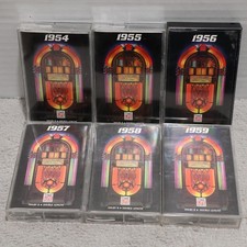 Time Life Your Hit Parade 1954-1959 Cassette Tape Set 6 Cardboard Sleeve