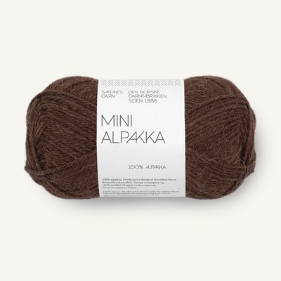 MINI ALPAKKA von SANDNES GARN - CACAO NIBS (3091) - 50 g / ca. 150 m Wolle