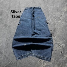 Baggy Levi's SilverTab Denim Cargo Wide Leg Jnco Styl Y2k Vintage Jeans - 26