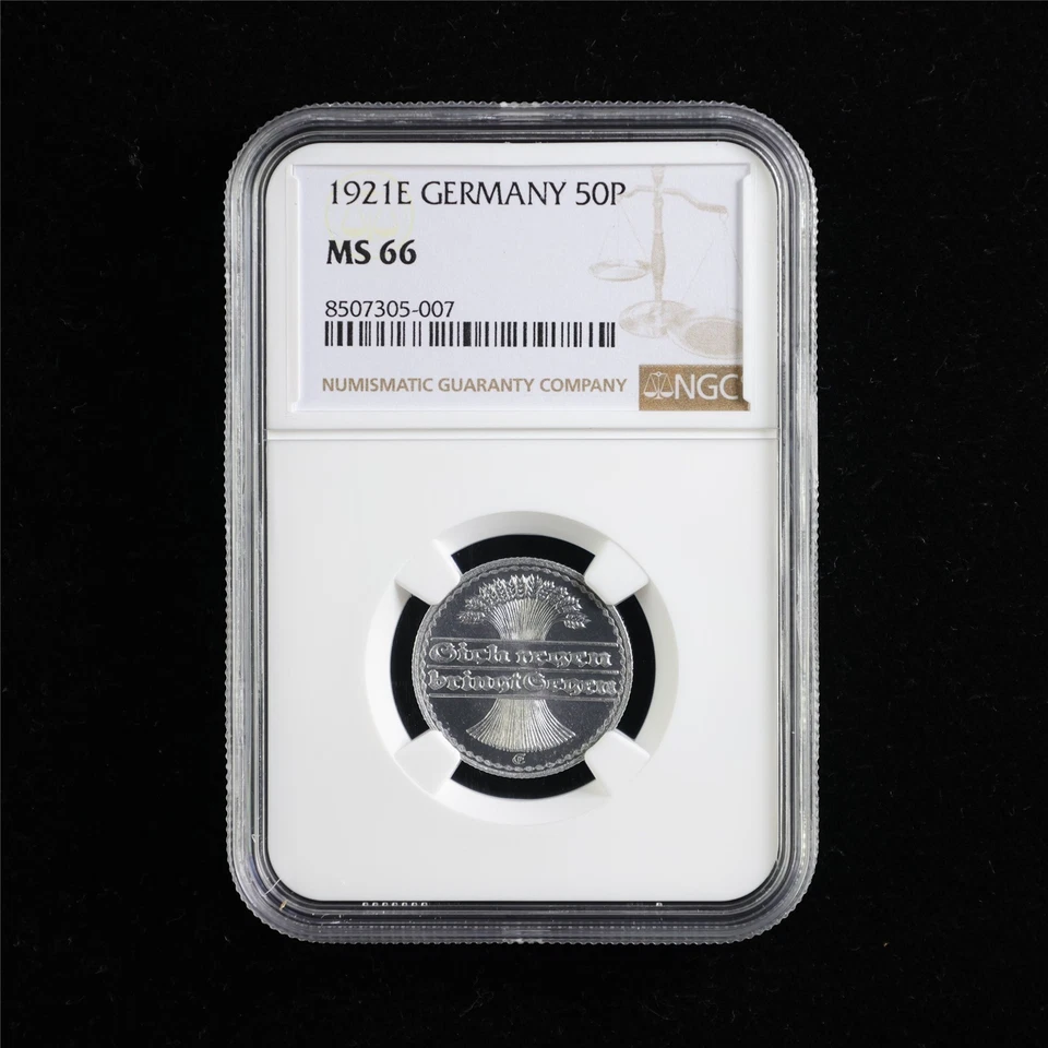 1921E GERMANY 50P NGC MS 66 - Image 2 of 4