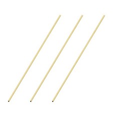 300mm Length 4mm OD 0.2mm Wall Thickness Brass Round Tube Seamless Tubing 3Pack