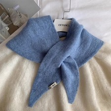 Wool Knitted Triangular Scarf Warm Warm Shawl New Triangle Knit Scarves Winter