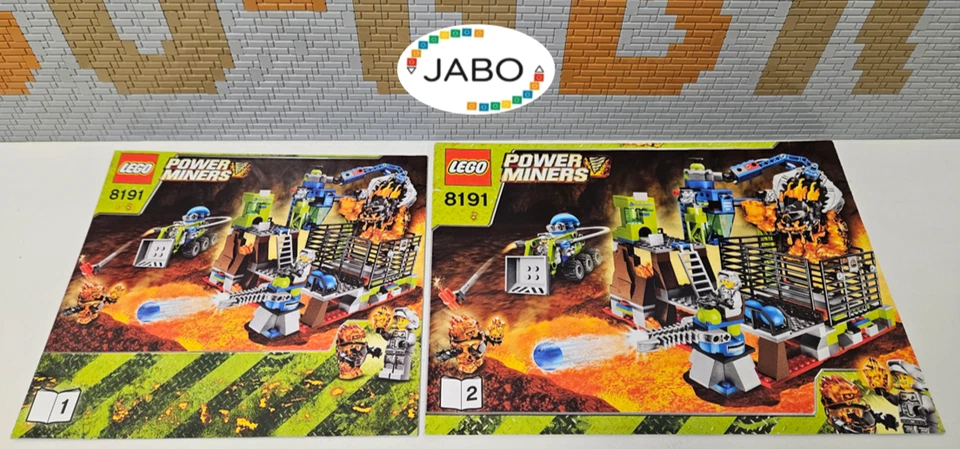 ( OK O7/15 ) Lego Power Miners Bauanleitung 8191 Lavatraz - Bild 1 von 1