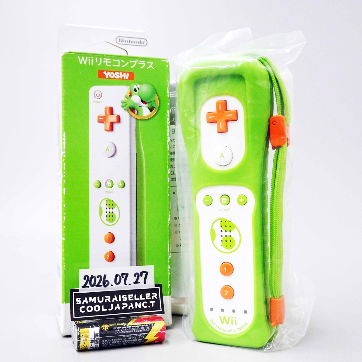 Nintendo Wii / Wii U Remote Controller Plus Yoshi Light Green RVL