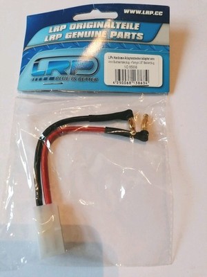 LRP 65838 LiPo Hardcase Adapterstecker 4mm Buchse auf Tamiya/JST Stecker 90 Grad