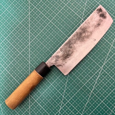 Masahiro Take Nakiri Knife 165mm Rare 5.8mm Thick Blade Japan Kitchen Knife