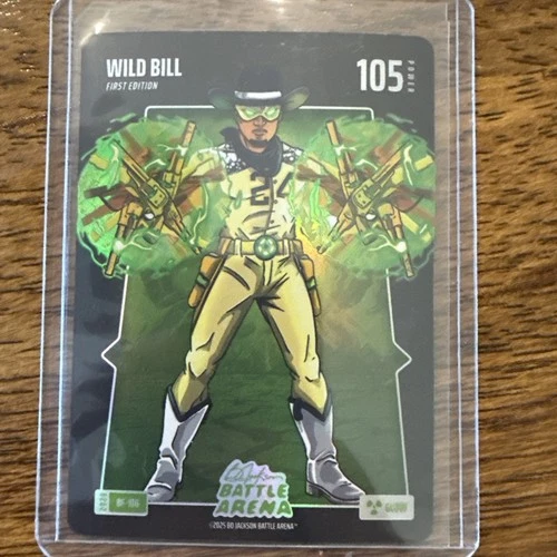 Bo Jackson Battle Arena ‘Wild Bill’ William Contreras Glow Battlefoil #BF-106