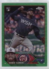 2023 Topps Chrome Update Green Wave Refractor 89/99 Hobie Harris #USC30 0ly5