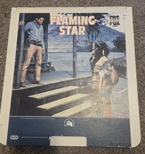 ELVIS PRESLEY FLAMING STAR RCA CED SelectaVision VideoDisc Movie EX