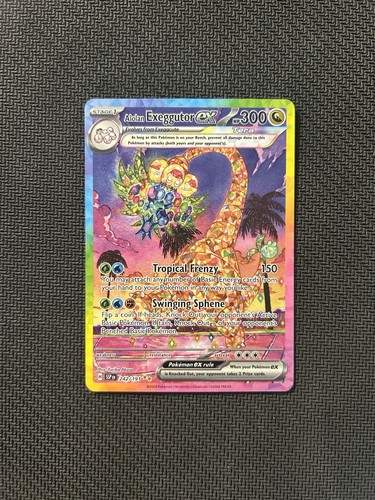 Pokemon TCG Alolan Exeggutor ex 242/191! NM Condition! See Description!