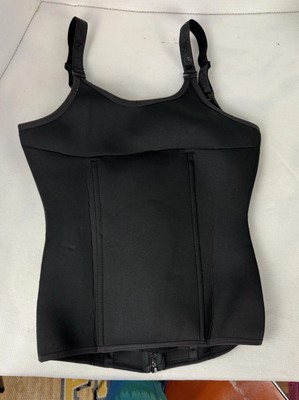Black neoprene corset size medium unbranded