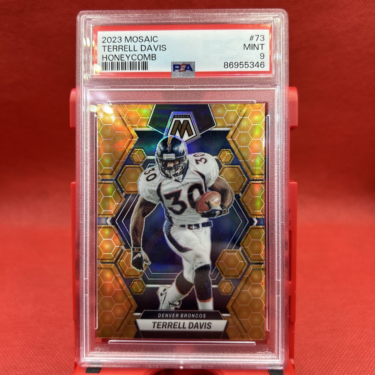 2023 Panini Mosaic - Terrell Davis #73 Honeycomb Prizm for sale