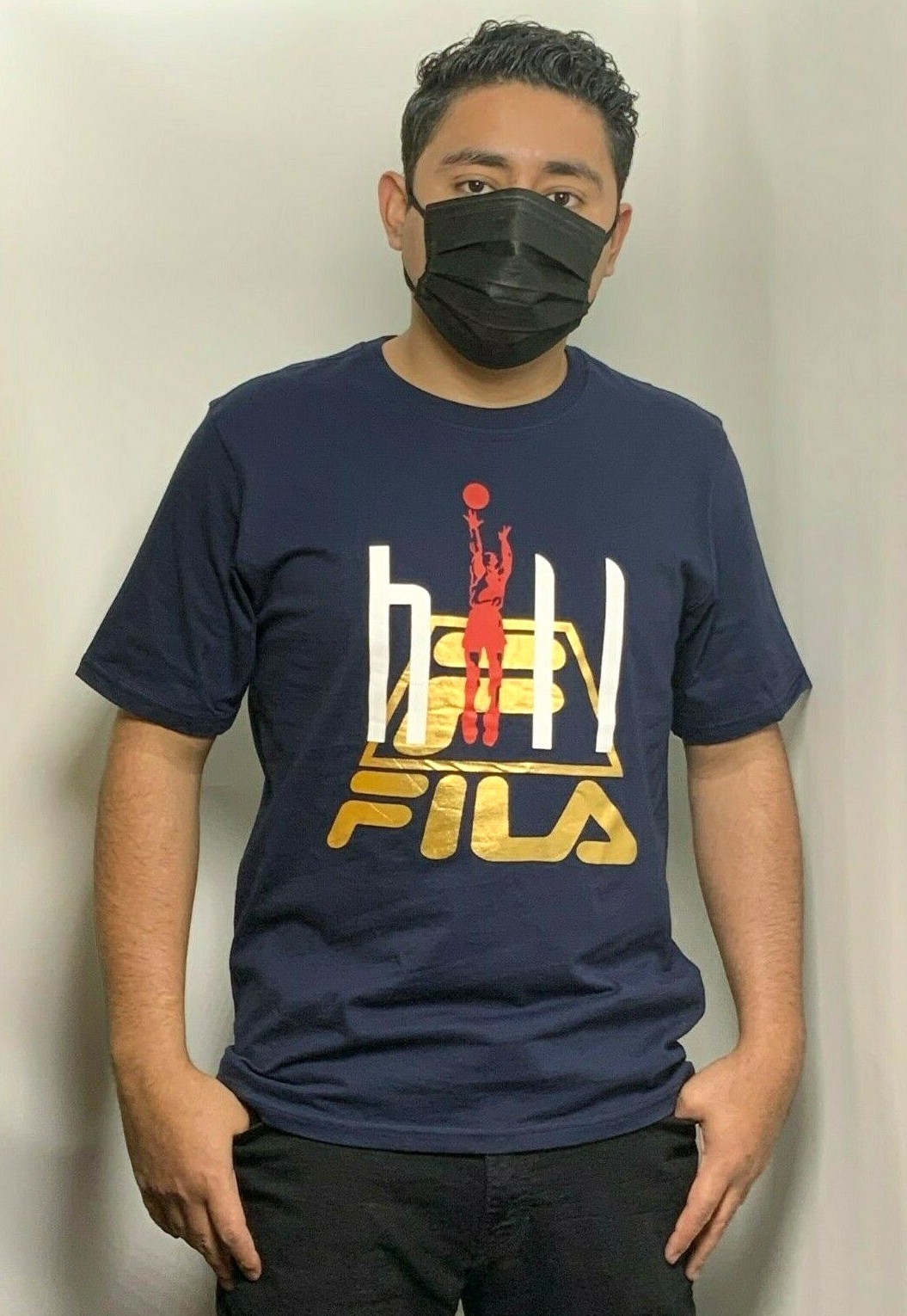 T shirt manica corta uomo Fila Navy G Hill