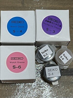 SEIKO S-3 / S-4 / S-6 Specialist Watch Grease CUSTOM size pots 