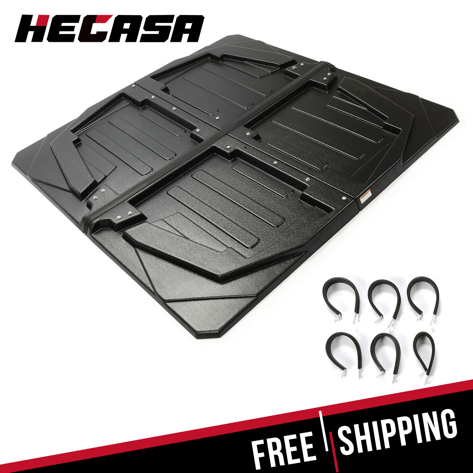 HECASA Hard Top 4 Piece Roof for Kawasaki Mule 3010 4010 Trans 2005-2021