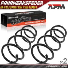 2x Federn Fahrwerksfeder Vorne für VW Golf VII Passat Skoda Octavia 3 Superb 3