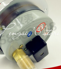 YOXC-150ZT Axial with front side oxygen magnetic assisted pressure gauge
