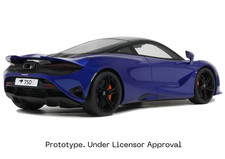 McLaren 750S Coupe Blue 2023 GT Spirit 1/18 Scale Resin GT458 -