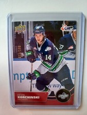 2021-22 Upper Deck CHL Kevin Korchinski Exclusives /100 Rookie #190 Blackhawks 