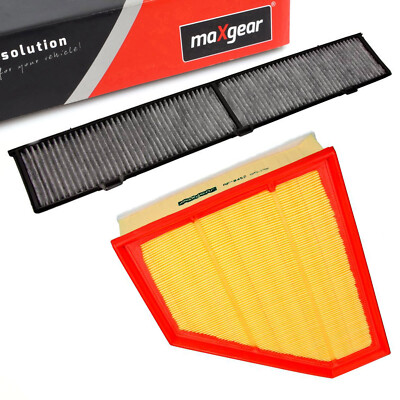 MAXGEAR Luftfilter + Innenraumfilter Aktivkohlefilter für BMW 1 3 ALPINE D3