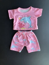 Dolphin Doll Clothes 15” 16” 17” 18” Baby Alive, Bitty Baby, Gotz, 12” CPK PJ’s