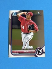 2022 Bowman Chrome Andry Lara 1st Bowman #BCP-70 Washington Nationals (L)