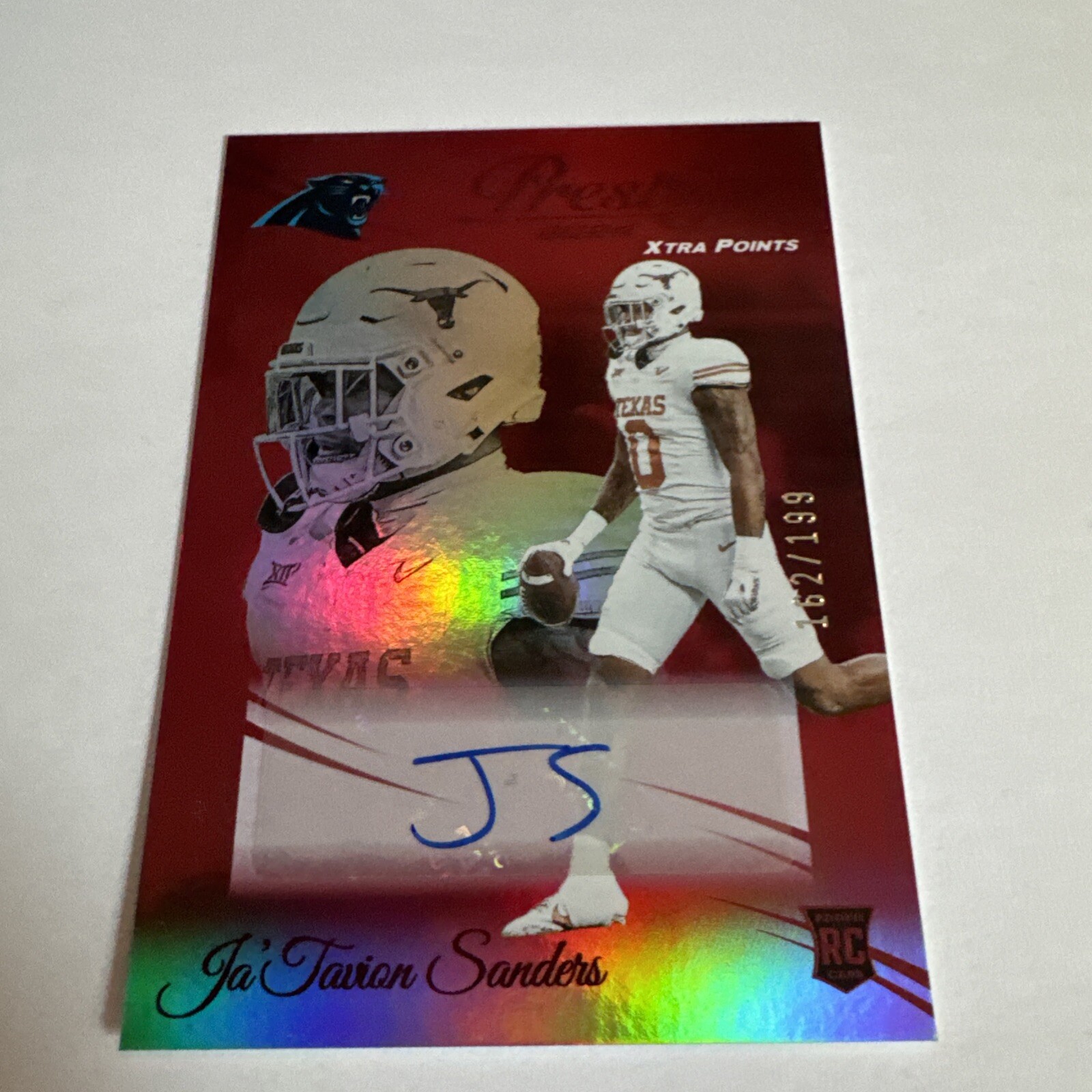 2024 Panini Prestige - Rookies Xtra Points Red Premium Signatures #358 Ja'Tavion