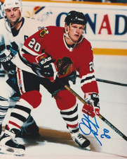 Gary Suter Autographed 8x10 Chicago Blackhawks Free Shipping G947