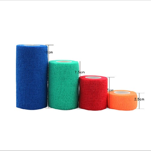 Sport Self-Adhesive Elastic Bandage Wrap Tape Care First Aid Medical Gauze Tape - Picture 7 of 13