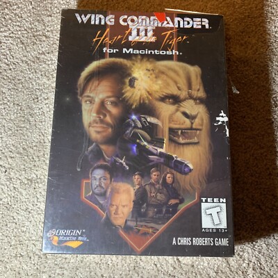 Wing Commander 3-Heart of the Tiger-In Plastic Wrapping W Missing Spots See Pics