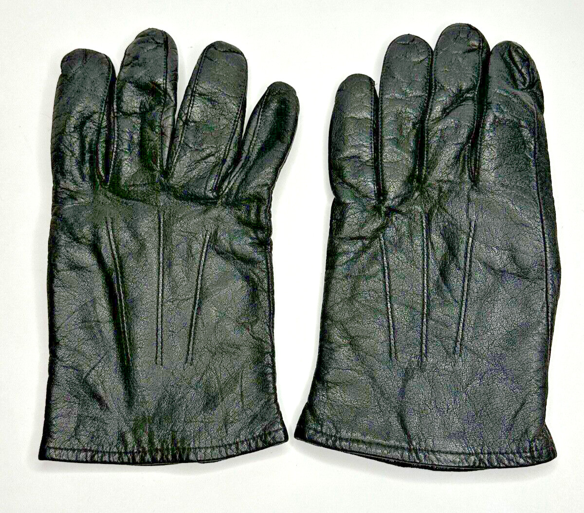 eddie bauer Gloves leather Vintage mens lined Thinsu… Gem
