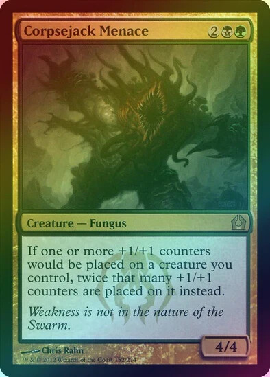 Corpsejack Menace 1x FOIL RTR MTG Return to Ravnica Rare MINT black green Corpsejack Menace 1x FOIL RTR MTG Return to Ravnica Rare MINT black green