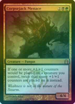Corpsejack Menace 1x FOIL RTR MTG Return to Ravnica Rare MINT black green Corpsejack Menace 1x FOIL RTR MTG Return to Ravnica Rare MINT black green