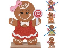 Coppia Omino pan di zenzero in tessuto 18cm