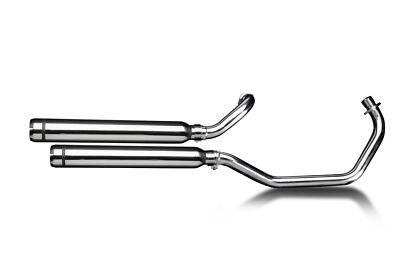 Yamaha Virago XV535 Full 2-2 21'' Stainless Steel Bull Nose Round Muffler Exhaust