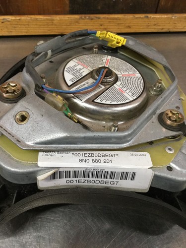 Audi TT MK1 2000-06 • OEM S-Line Leather Steering Wheel w/ Center. Used. KQ365 - Picture 19 of 21