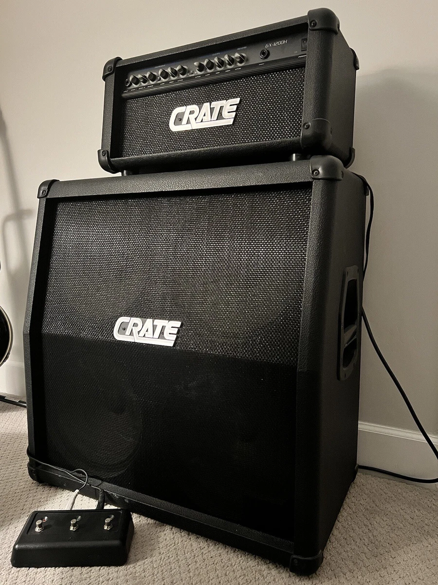 Crate Half stack Amplifier GX 1200H with GX 412 XS cabinet Made in USA