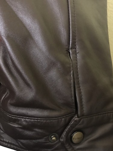 Chaqueta de Motociclista Excelled Collection MARRÓN Cuero Genuino Para Hombre 2XL Bolsillos Sogatas - Imagen 10 de 11