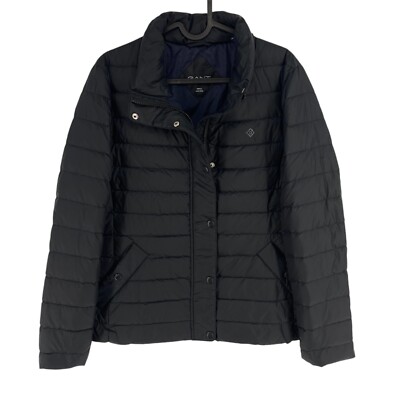 GANT Women Black The Light Down Coat Jacket Size S