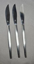 MCM Kalmar Italy Stainless Steel 8 ½" Steak Knives Lot of 3 MT TM