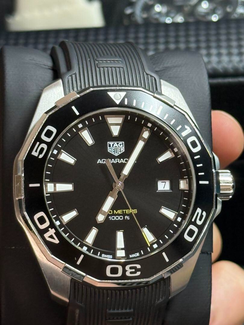 タグホイヤー/TAG Heuer アクアレーサー WAY101A Amazon | タグホイヤー アクアレーサー 300m防水 腕時計 メンズ