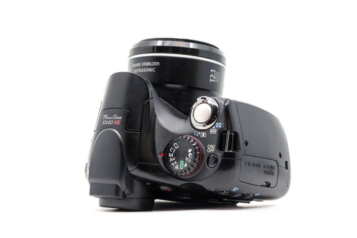 Canon PowerShot SX40 HS 12.1MP Digital Camera - Black for