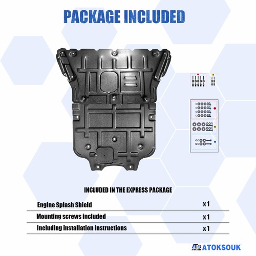 2Pcs For Audi A4 2017-2024 Under Engine Splash Guards Front Engine Mud Flaps - Bild 12 von 15